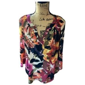 Pretty Spense Women's Floral Blouse - Multicolor